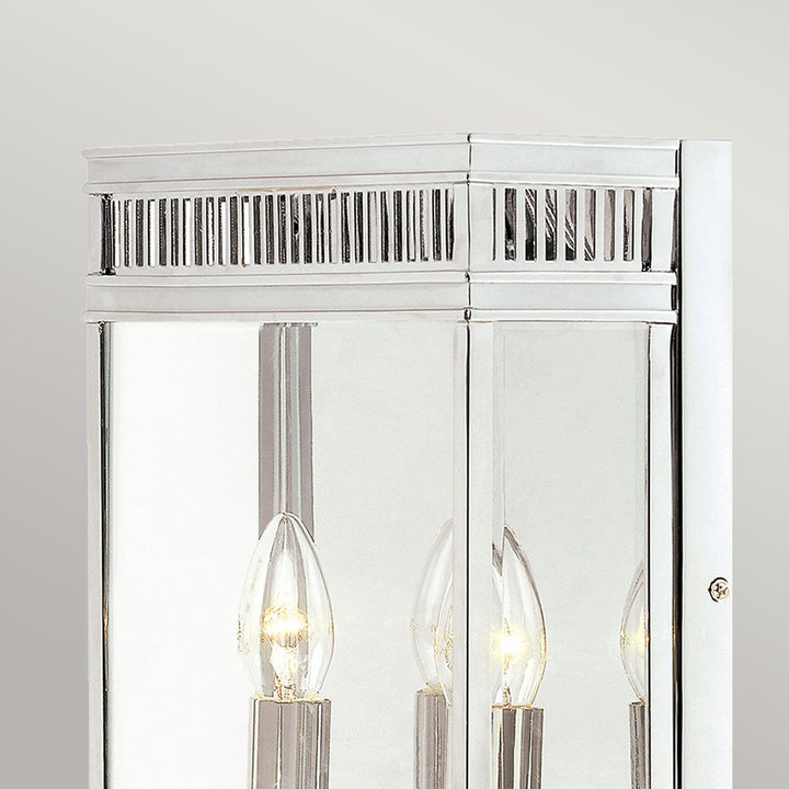 Norlys Holborn 2 Light Half Lantern Medium HL7-M-PC Polished Chrome