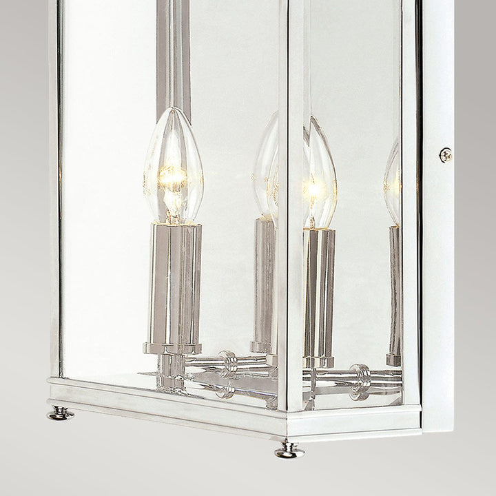 Norlys Holborn 2 Light Half Lantern Medium HL7-M-PC Polished Chrome