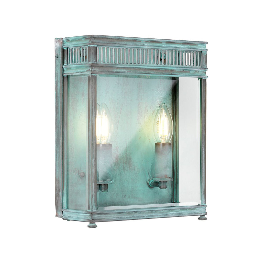 Norlys Holborn 2 Light Medium Half Lantern HL7-M-VDG Verdigris