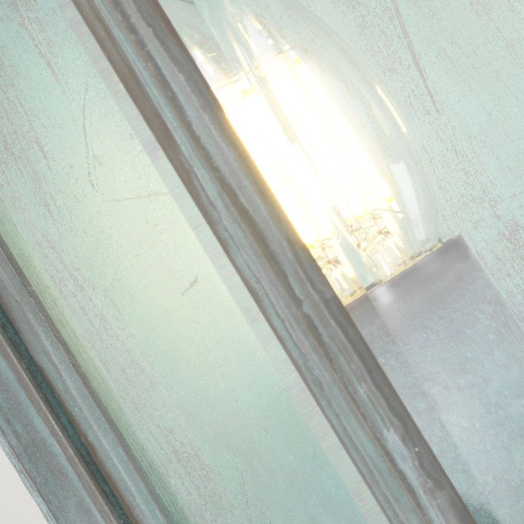 Norlys Holborn 2 Light Medium Half Lantern HL7-M-VDG Verdigris