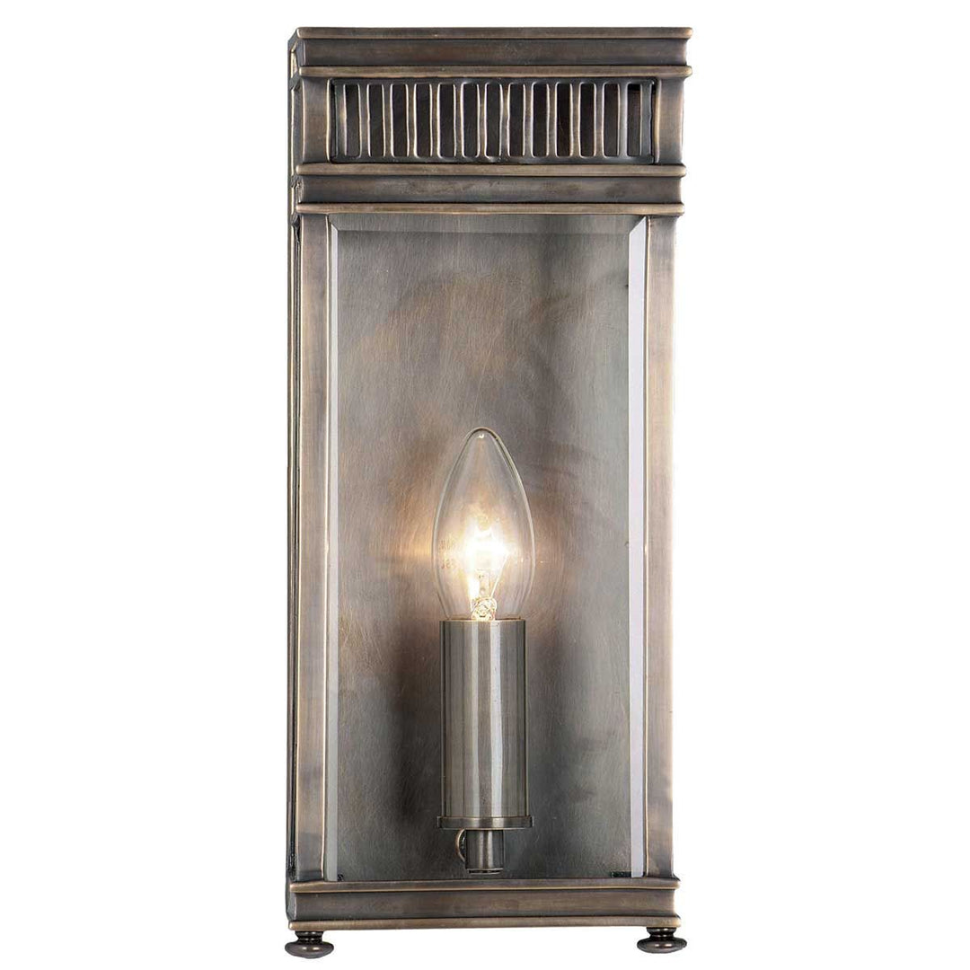 Norlys Holborn 1 Light Half Lantern Small HL7-S-DB Dark Bronze