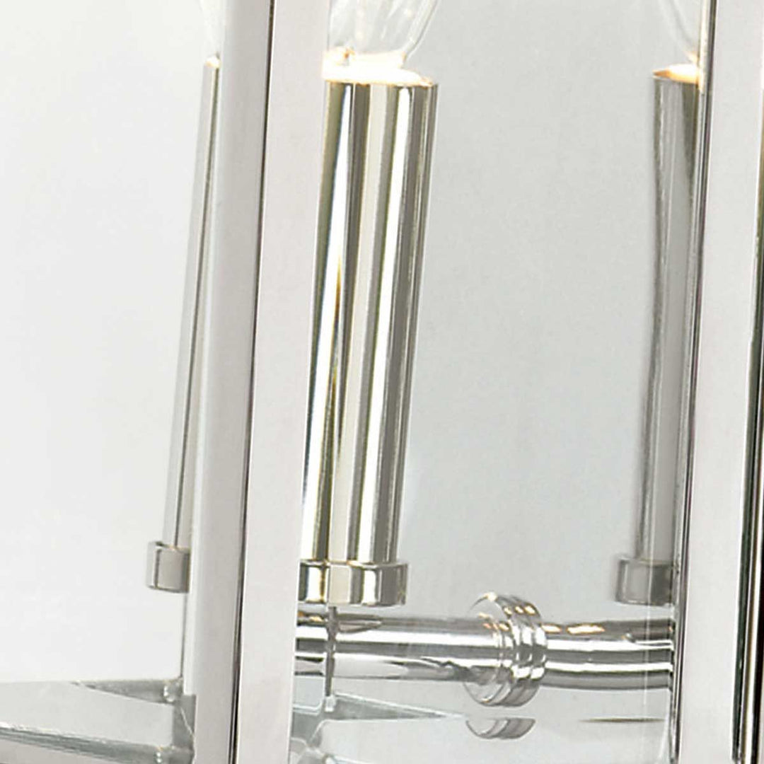 Norlys Holborn 1 Light Half Lantern Small HL7-S-PC Polished Chrome