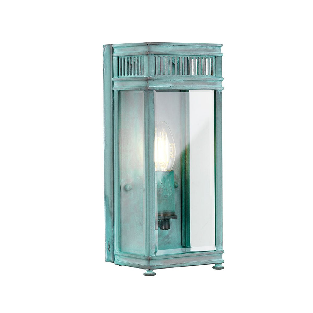 Norlys Holborn 1 Light Small Half Lantern HL7-S-VDG Verdigris