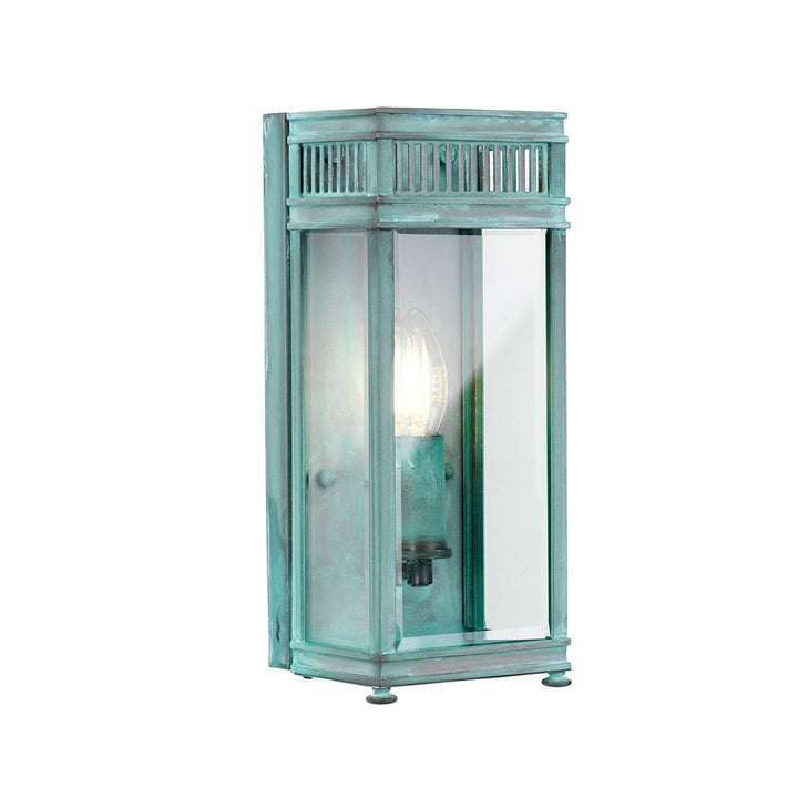 Norlys Holborn 1 Light Small Half Lantern HL7-S-VDG Verdigris