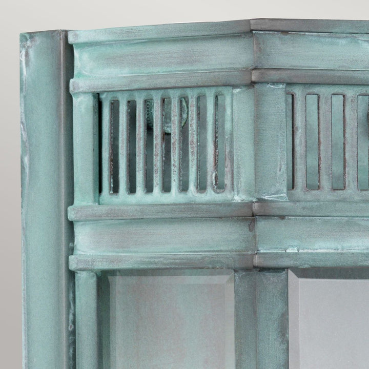 Norlys Holborn 1 Light Small Half Lantern HL7-S-VDG Verdigris