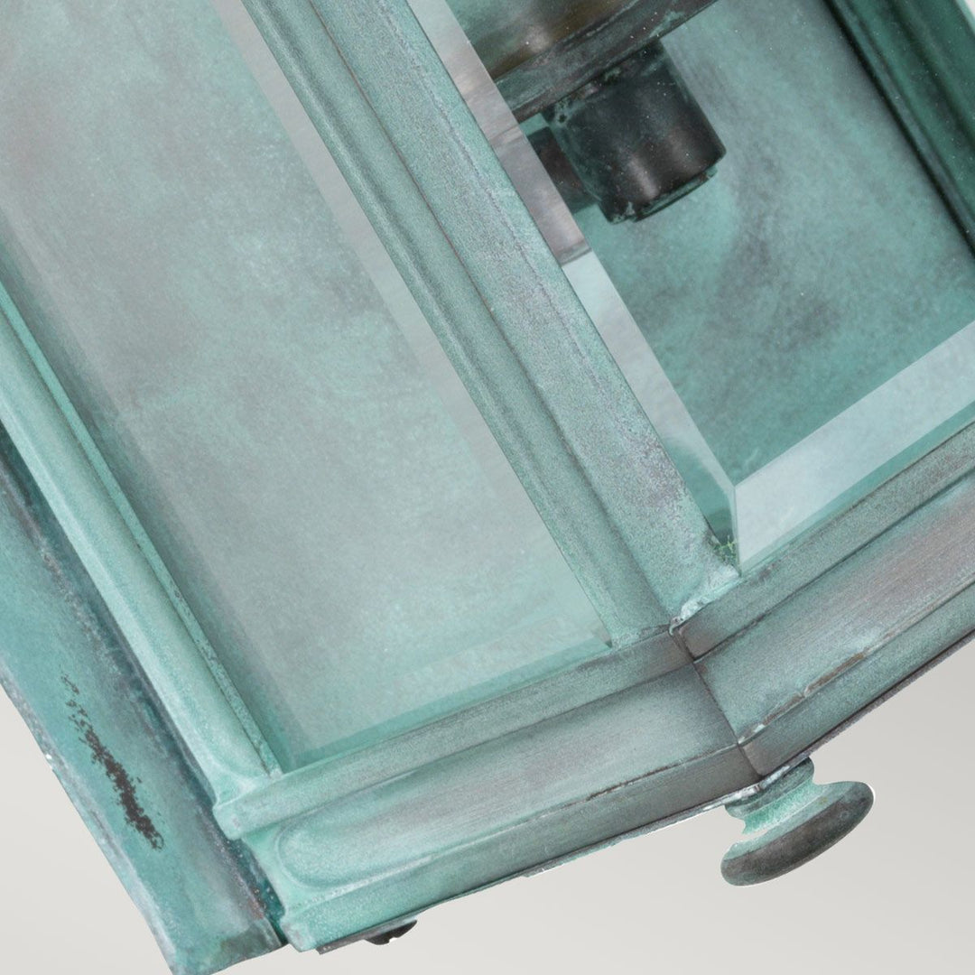 Norlys Holborn 1 Light Small Half Lantern HL7-S-VDG Verdigris