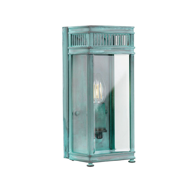 Norlys Holborn 1 Light Small Half Lantern HL7-S-VDG Verdigris
