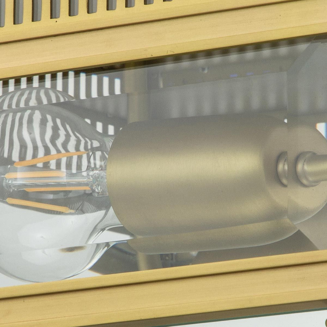 Norlys Holborn 2 Light Flush HOLBORN-F-BB Brushed Brass