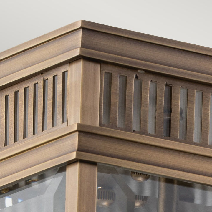 Norlys Holborn 2 Light Flush HOLBORN-F-DB Dark Bronze