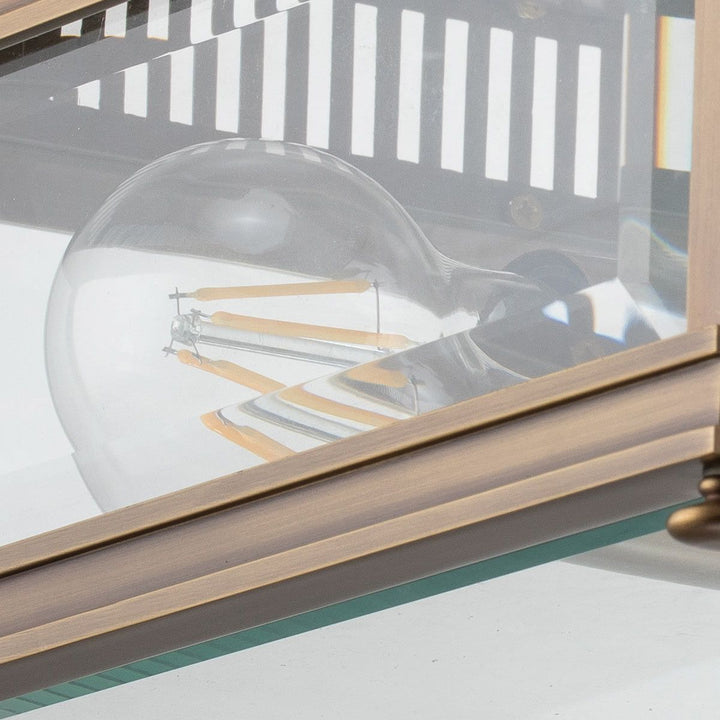 Norlys Holborn 2 Light Flush HOLBORN-F-DB Dark Bronze