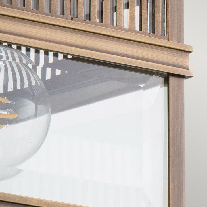 Norlys Holborn 2 Light Flush HOLBORN-F-DB Dark Bronze
