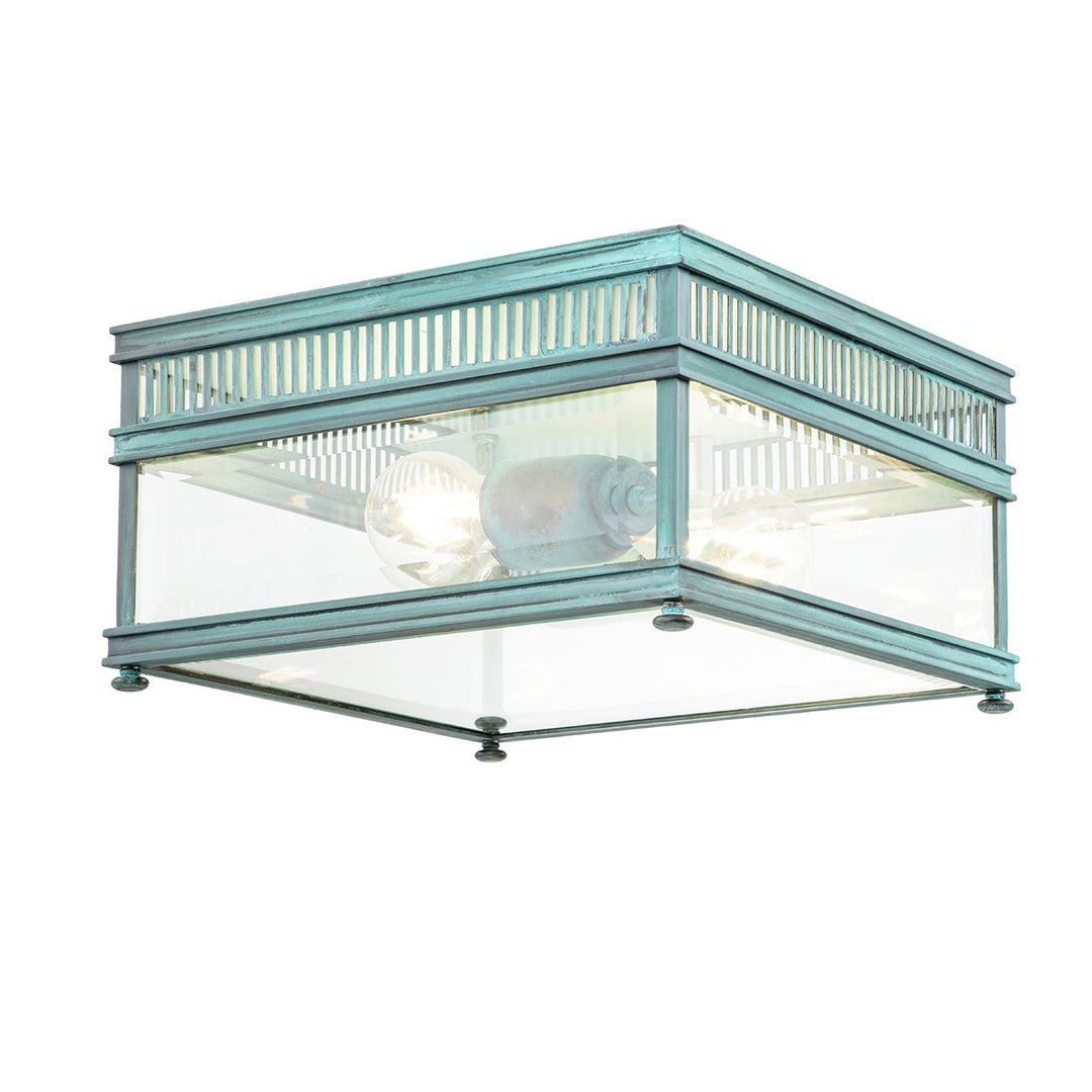 Norlys Holborn 2 Light Flush HOLBORN-F-VDG Verdigris