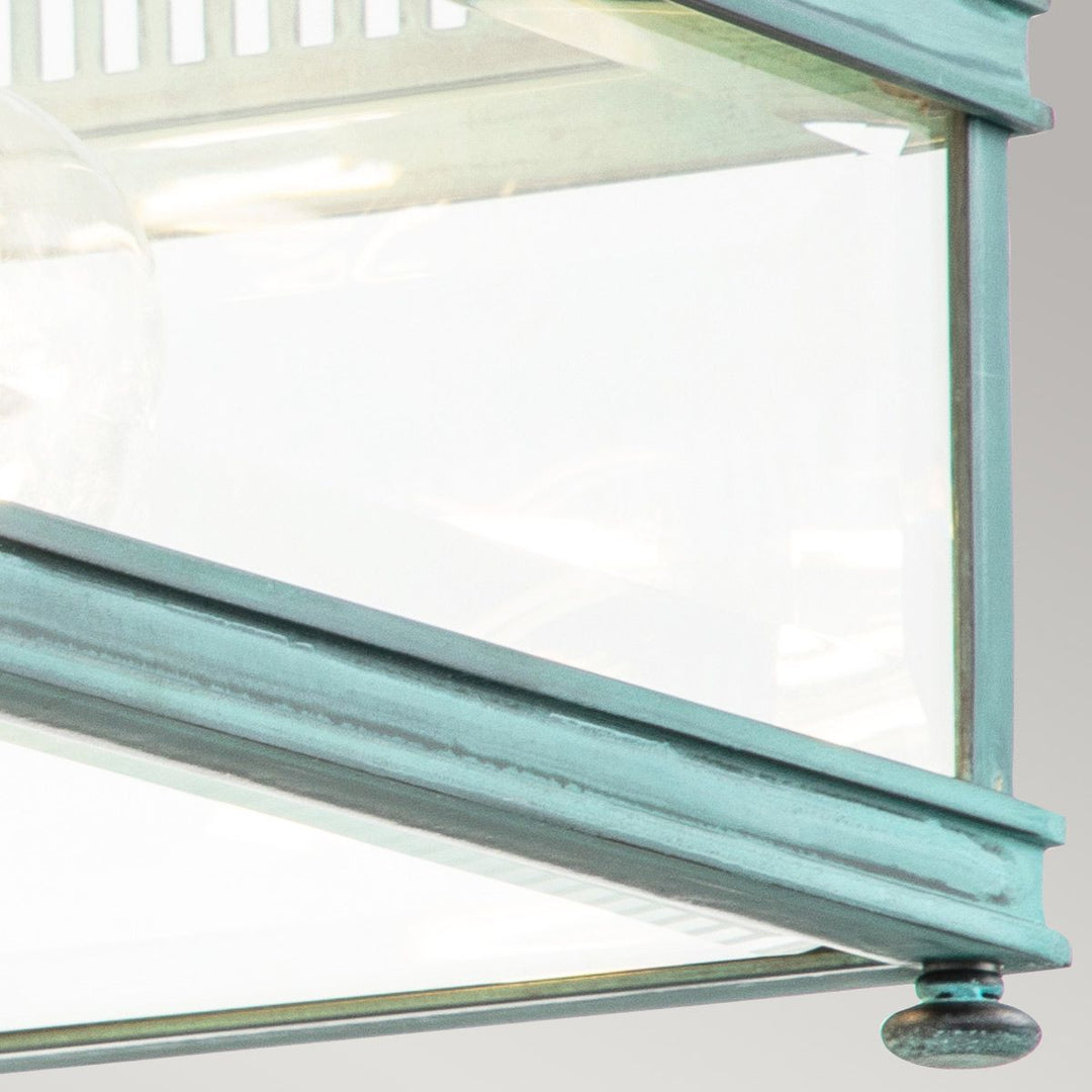 Norlys Holborn 2 Light Flush HOLBORN-F-VDG Verdigris