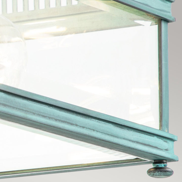Norlys Holborn 2 Light Flush HOLBORN-F-VDG Verdigris