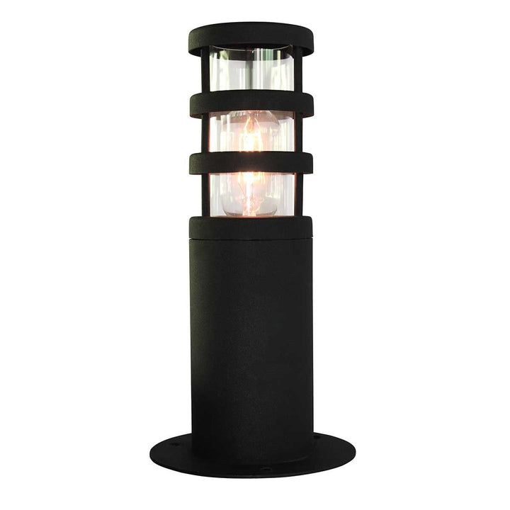 Norlys Hornbaek 1 Light Pedestal Lantern HORNBAEK-PED Black