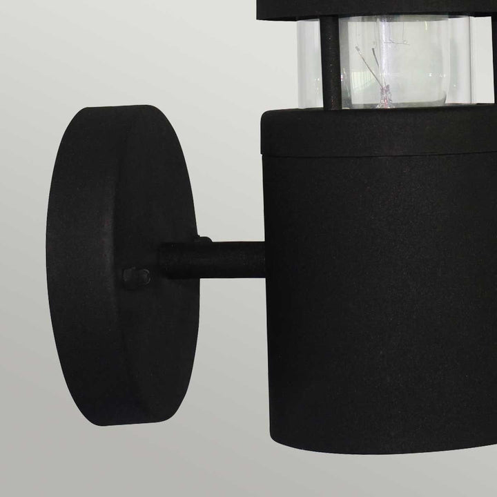 Norlys Hornbaek 1 Light Wall Lantern HORNBAEK-W1 Black