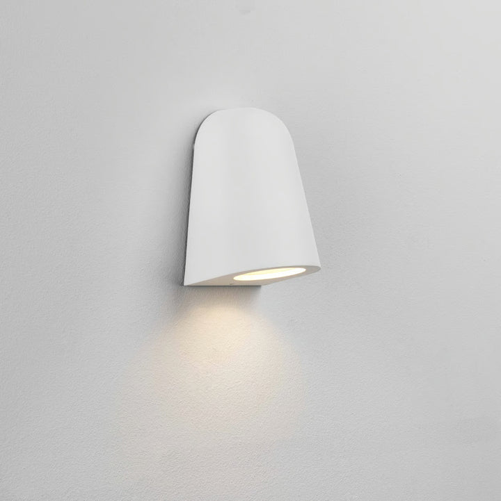 Astro Mast Wall Light in Textured White finish