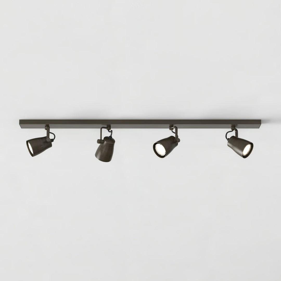 Astro Juno Four Bar spotlight in Bronze, four adjustable aluminium heads