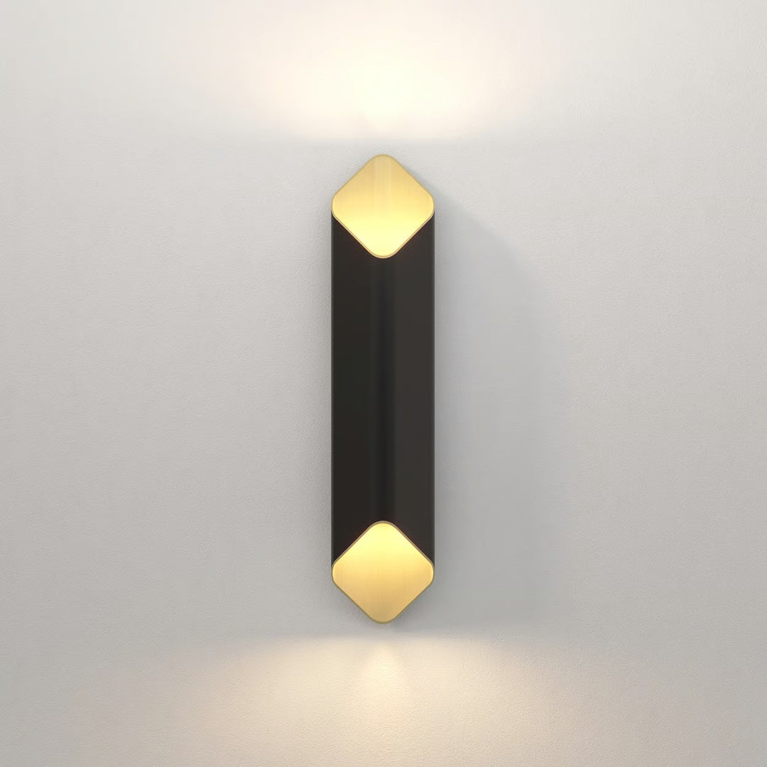 Astro Ako 600 wall light in Matt Black/Gold (Phase dimming)