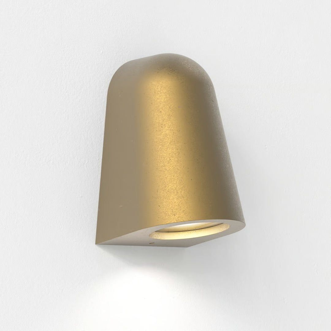 Astro Mast Wall Light in Antique Brass finish