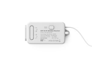 Konect 1 Channel Smart RF & Wifi Kinetic Switch  Rec IP20 Wht