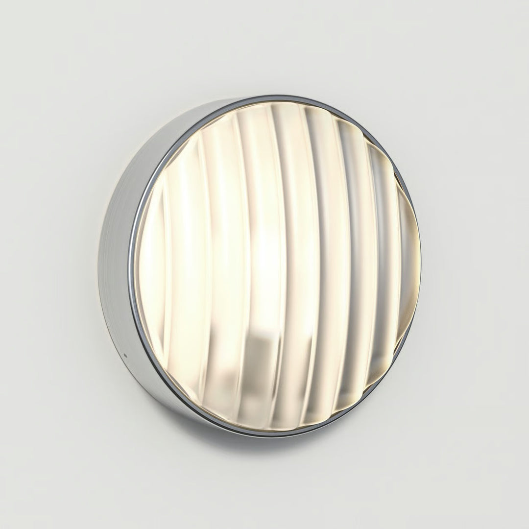 Astro Montreal Round 300 wall light in Brushed Stainless Steel