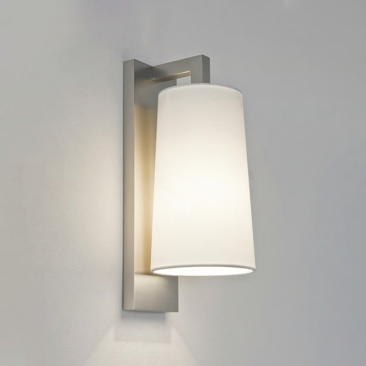 Astro Lago 280 wall light in Matt Nickel finish