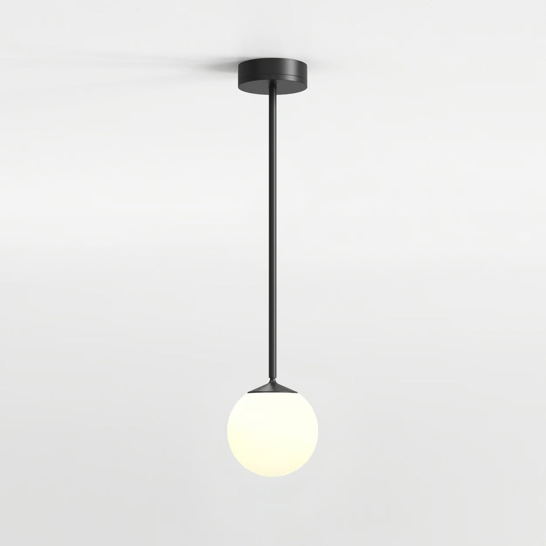 Astro Nara Pendant in Matte Black, integrated LED, IP44