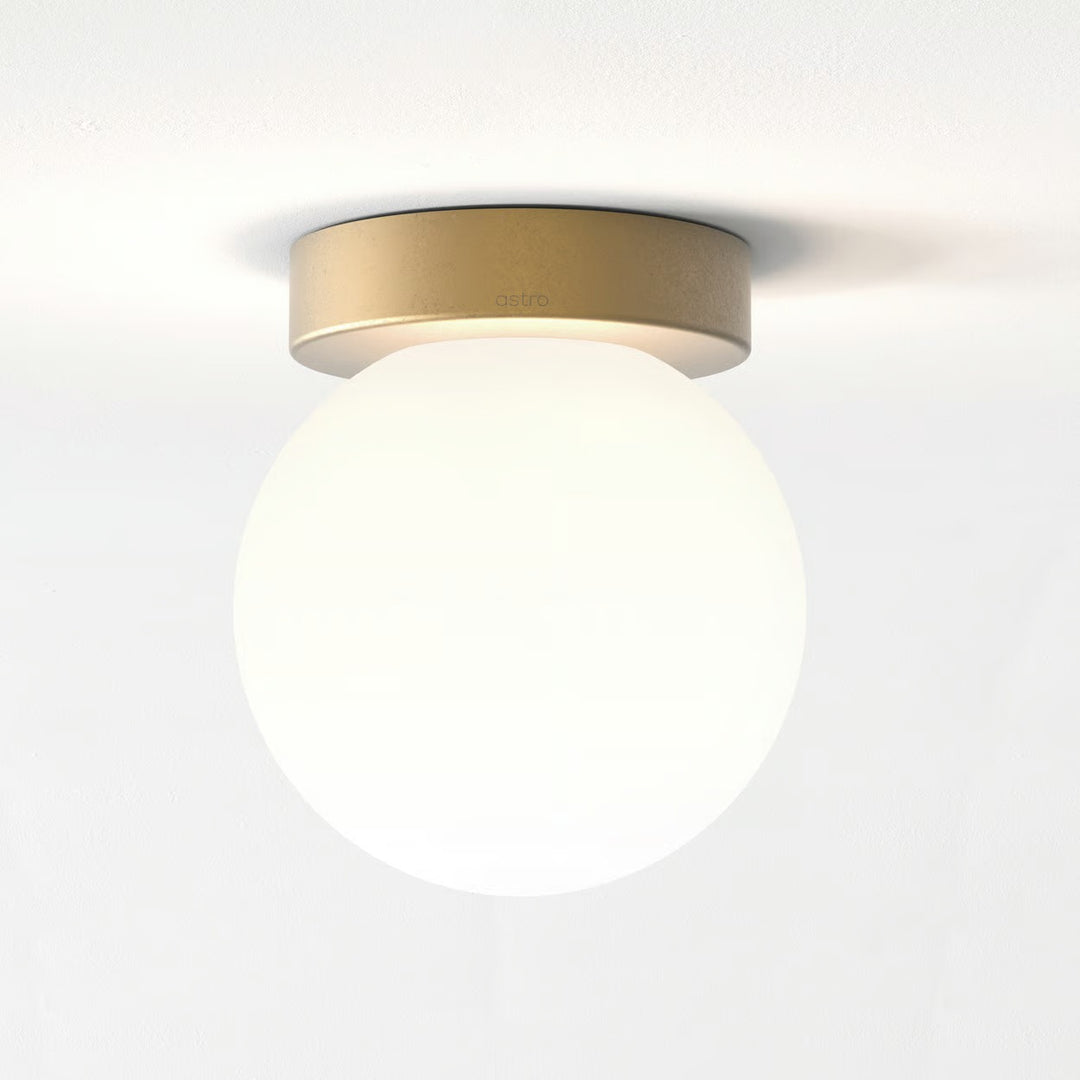 Astro Tacoma Surface fixture in Matt Gold, wall-mounted