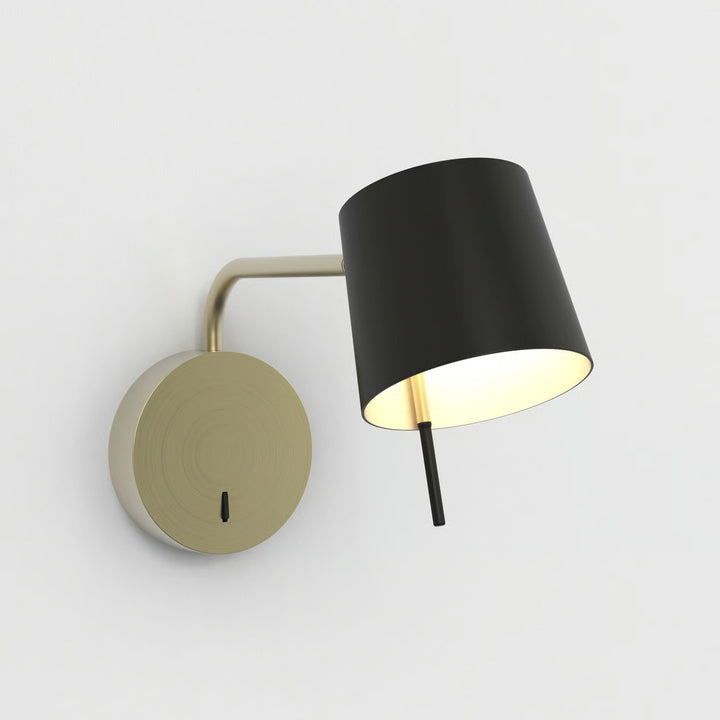 Astro Miura Swing Arm wall light in Matt Gold