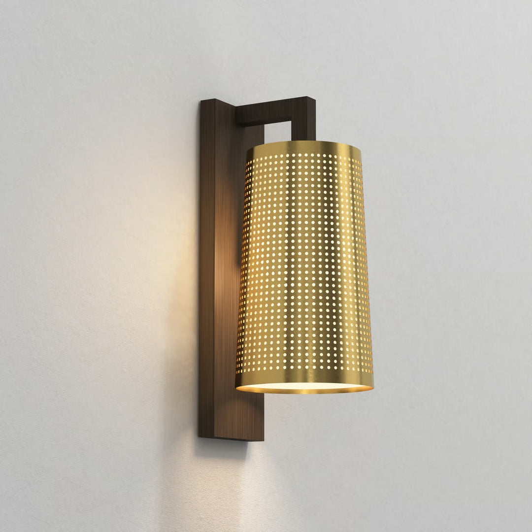 Astro Lago 280 wall light in Bronze finish