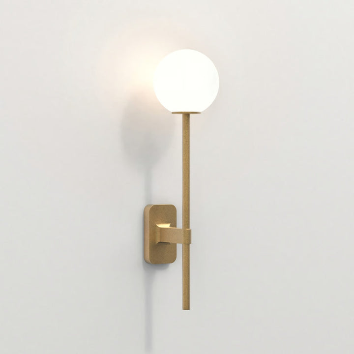 Astro Tacoma Single Grande wall light in antique brass bracket (shade not shown)