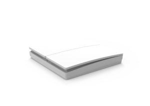 Konect 2 Gang Kinetic Push Switch Matt White IP65