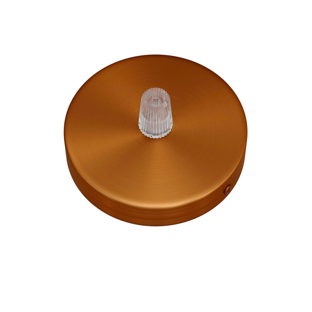 Cylindrical Metal 83mm Mini Ceiling Rose – 1 Central Outlet