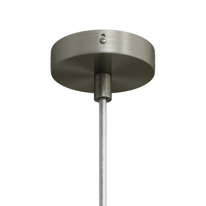 Cylindrical Metal 83mm Mini Ceiling Rose – 1 Central Outlet