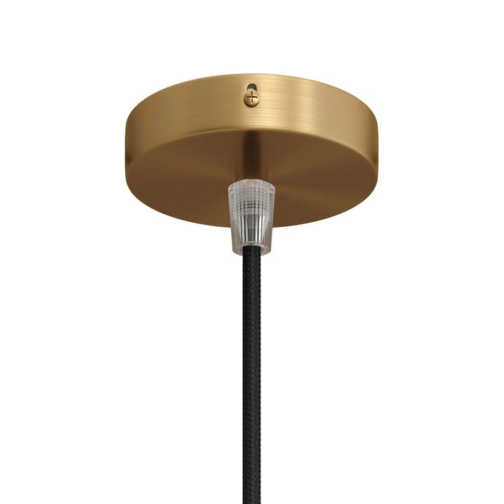 Cylindrical Metal 83mm Mini Ceiling Rose – 1 Central Outlet