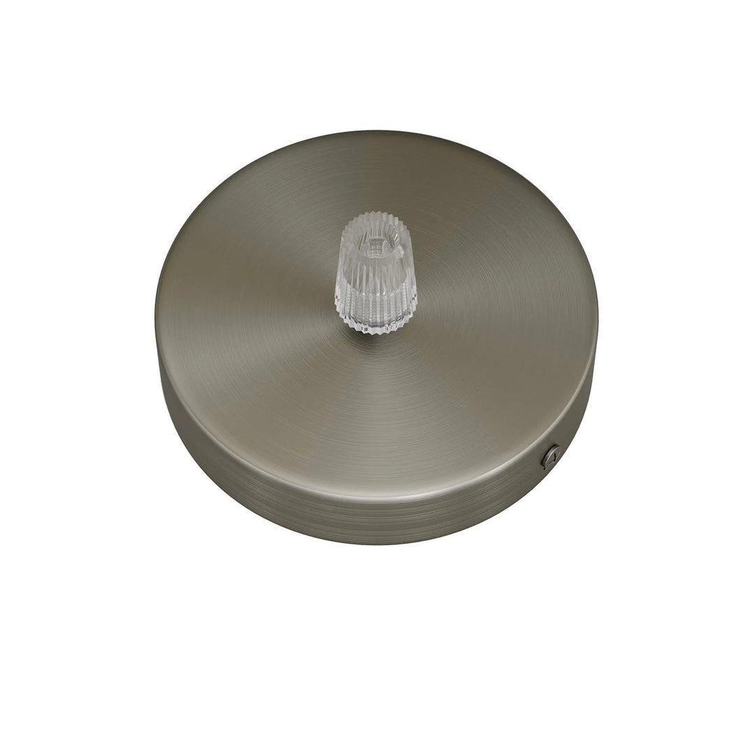 Cylindrical Metal 83mm Mini Ceiling Rose – 1 Central Outlet