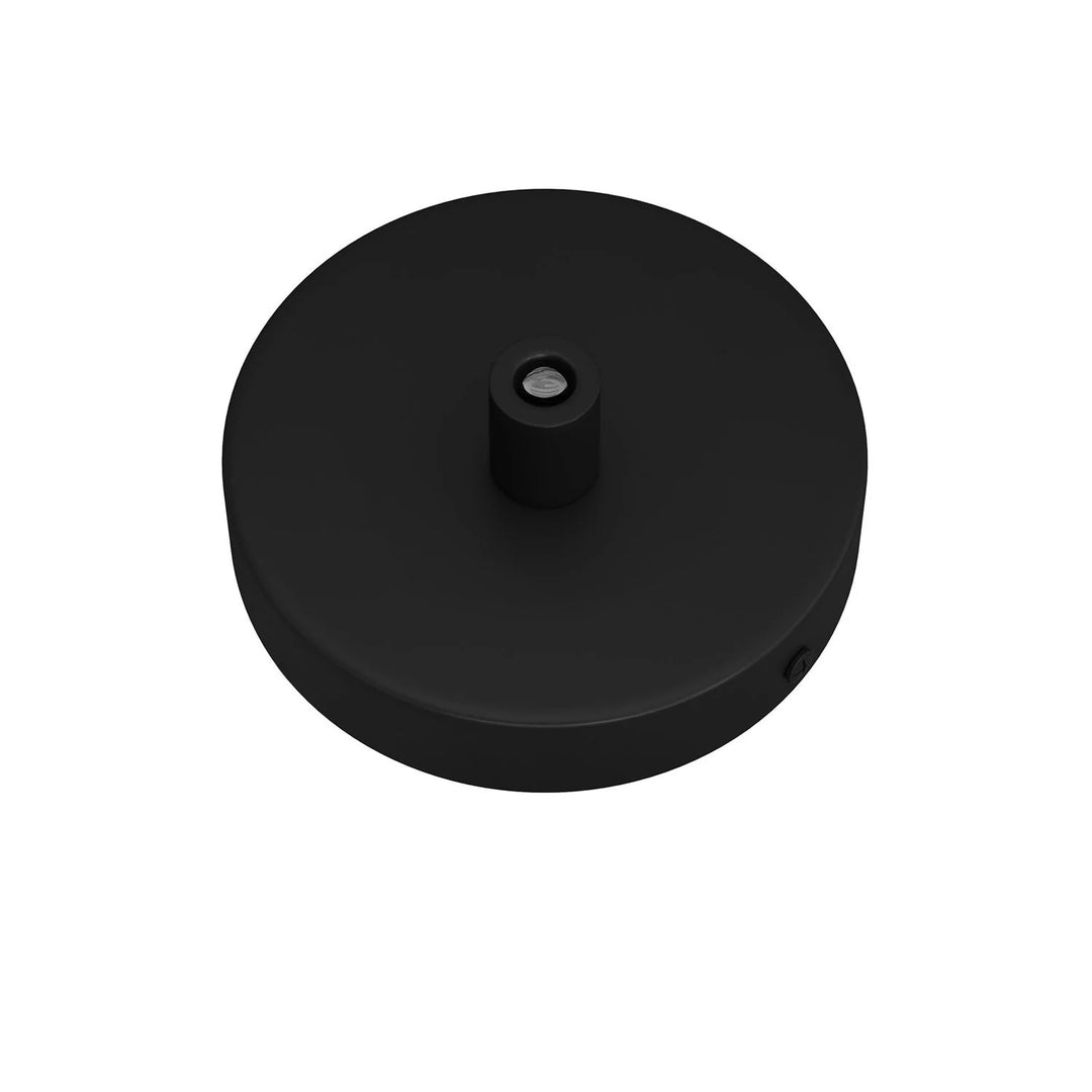 Cylindrical Metal 83mm Mini Ceiling Rose – 1 Central Outlet