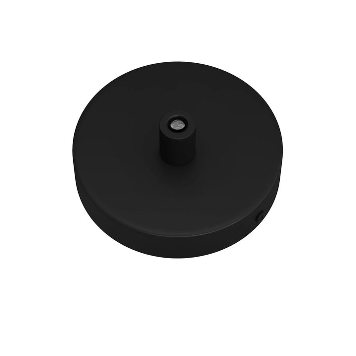 Cylindrical Metal 83mm Mini Ceiling Rose – 1 Central Outlet