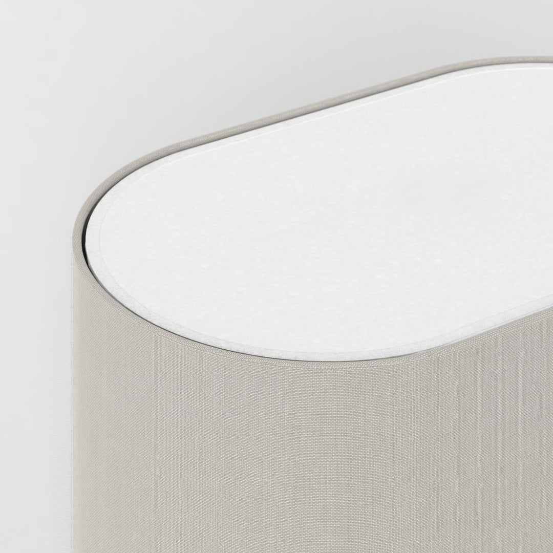 Side view of Stadium 220 shade showing smooth fabric texture and clean edge definition