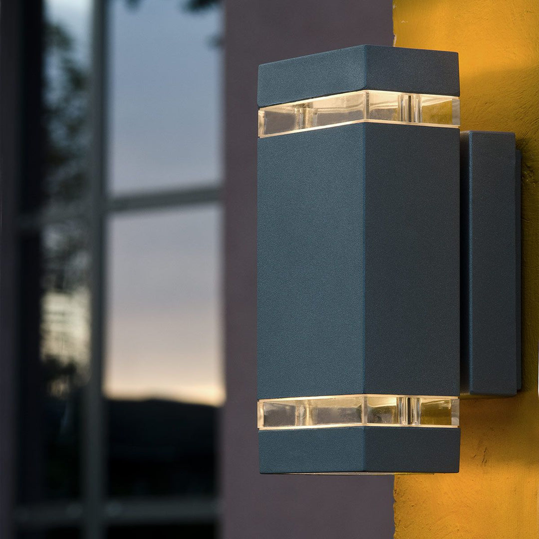 Norlys Jannik 2 Light Led Wall Light JANNIK-LED2 Graphite