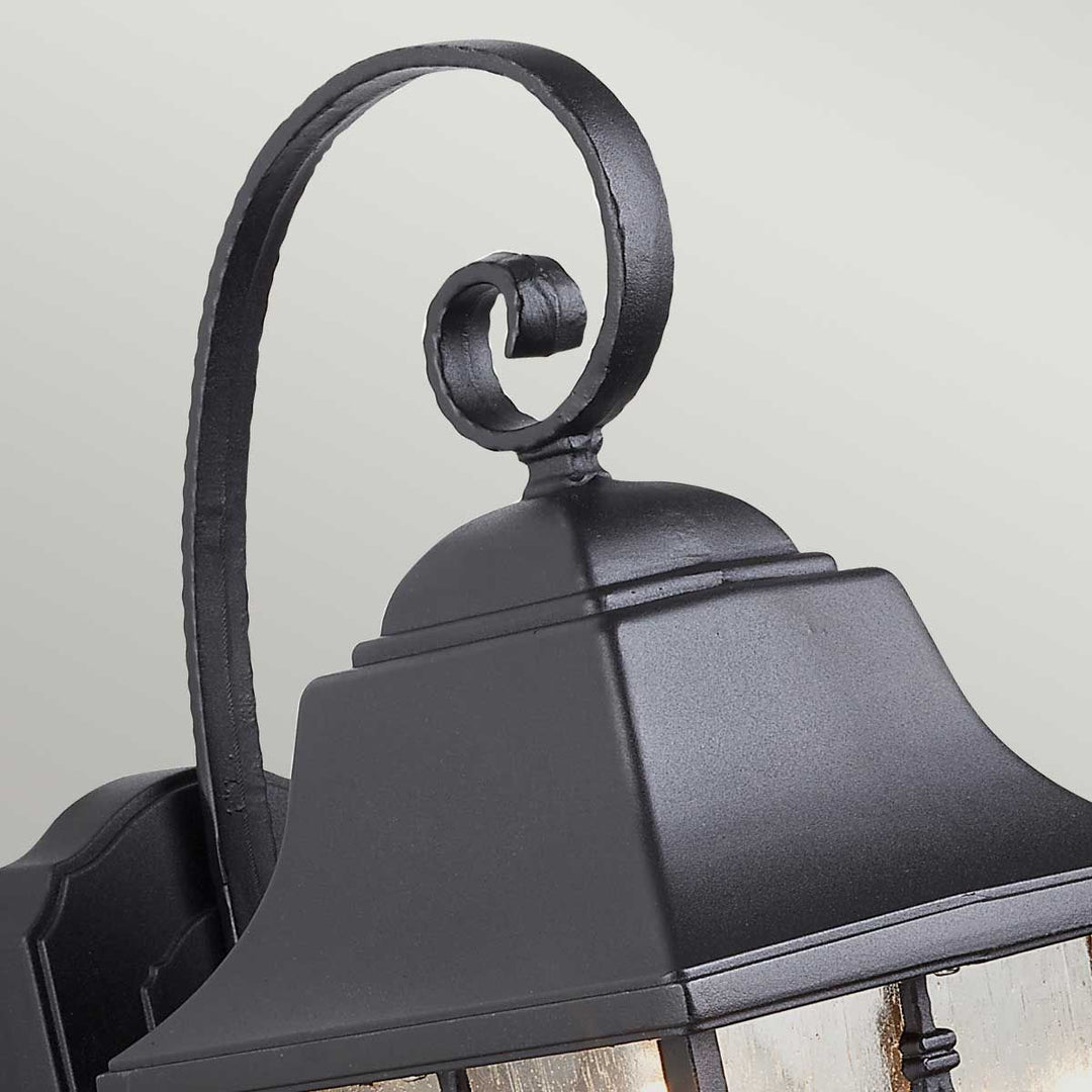 Norlys Kent 1 Light Wall Lantern KENT Black