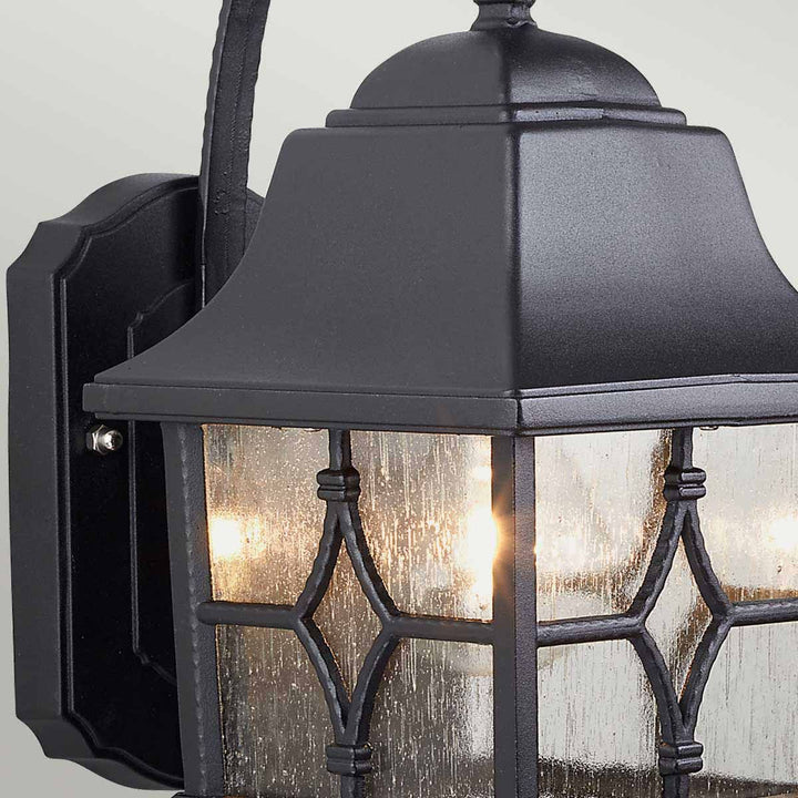 Norlys Kent 1 Light Wall Lantern KENT Black