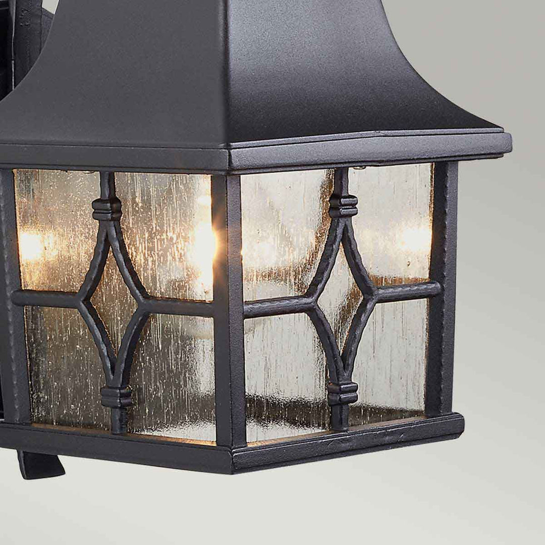 Norlys Kent 1 Light Wall Lantern KENT Black