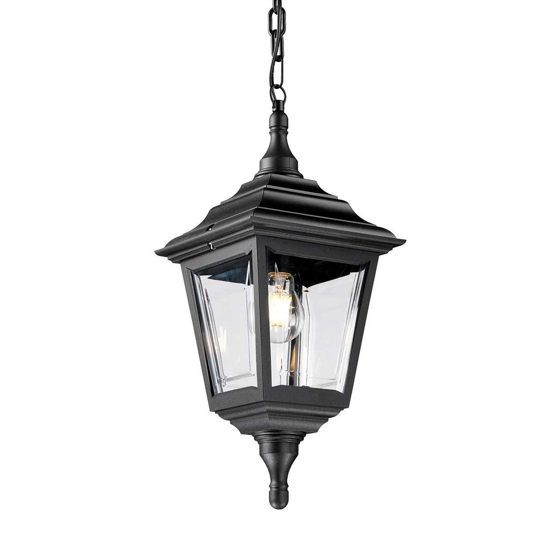 Norlys Kerry 1 Light Chain Lantern KERRY-CHAIN Black