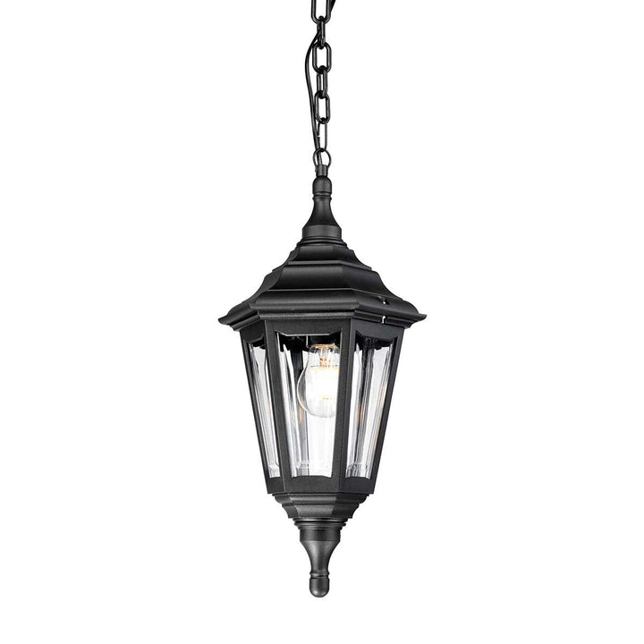 Norlys Kinsale 1 Light Chain Lantern KINSALE-CHAIN Black