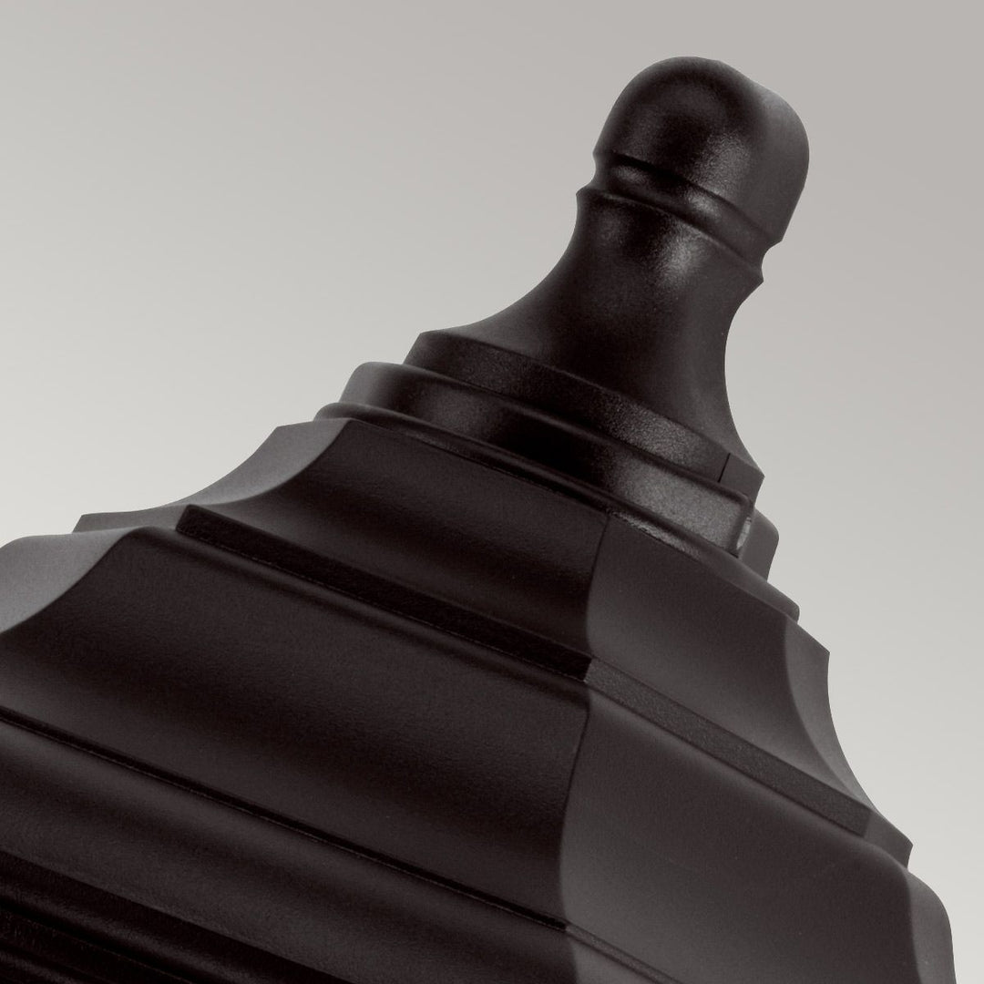 Norlys Kinsale 1 Light Flush Lantern KINSALE-FLUSH Black