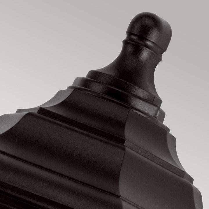Norlys Kinsale 1 Light Flush Lantern KINSALE-FLUSH Black