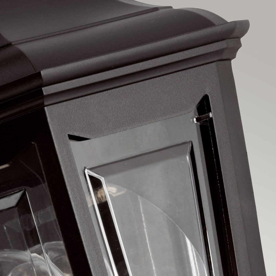 Norlys Kinsale 1 Light Flush Lantern KINSALE-FLUSH Black