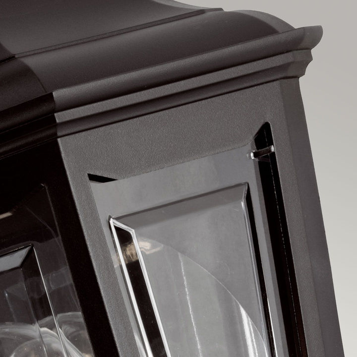 Norlys Kinsale 1 Light Flush Lantern KINSALE-FLUSH Black